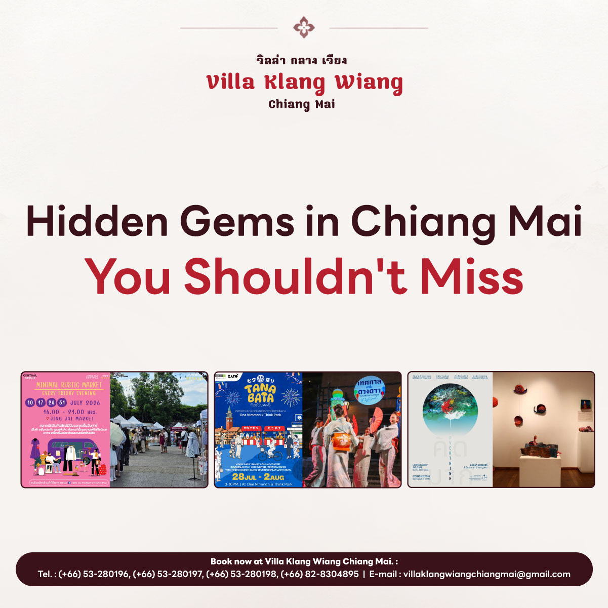 3 Hidden Gems in Chiang Mai You Shouldn’t Miss